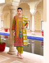 Ziana Vol 1 By Radhika Dola Silk With Position Printed Kurti With Bottom Dupatta Wholesale In India
